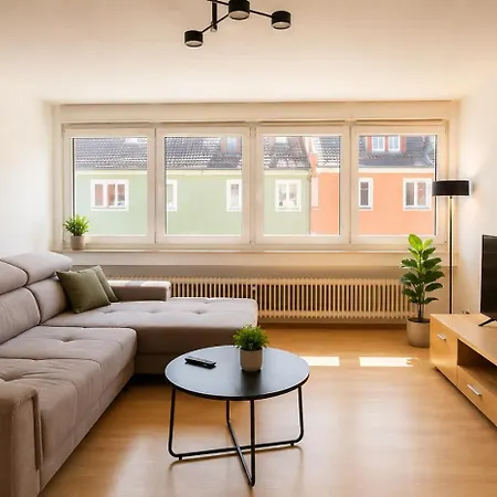 公寓 Altstadtwohnung Mit Schlossblick 3 Schlafzimmer, Balkon, Parkplatz 埃尔克顿