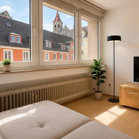 公寓 Altstadtwohnung Mit Schlossblick 3 Schlafzimmer, Balkon, Parkplatz